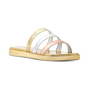 MICHAEL Michael Kors Keiko Slide Gold Sandal